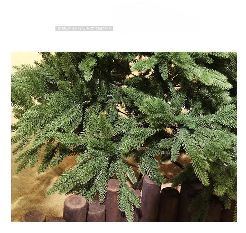 Artificial Christmas Tree 100% PE Encryption Material Luxury Large Christmas Tree 1.2m-3m Family Atmosphere Christmas Decoration