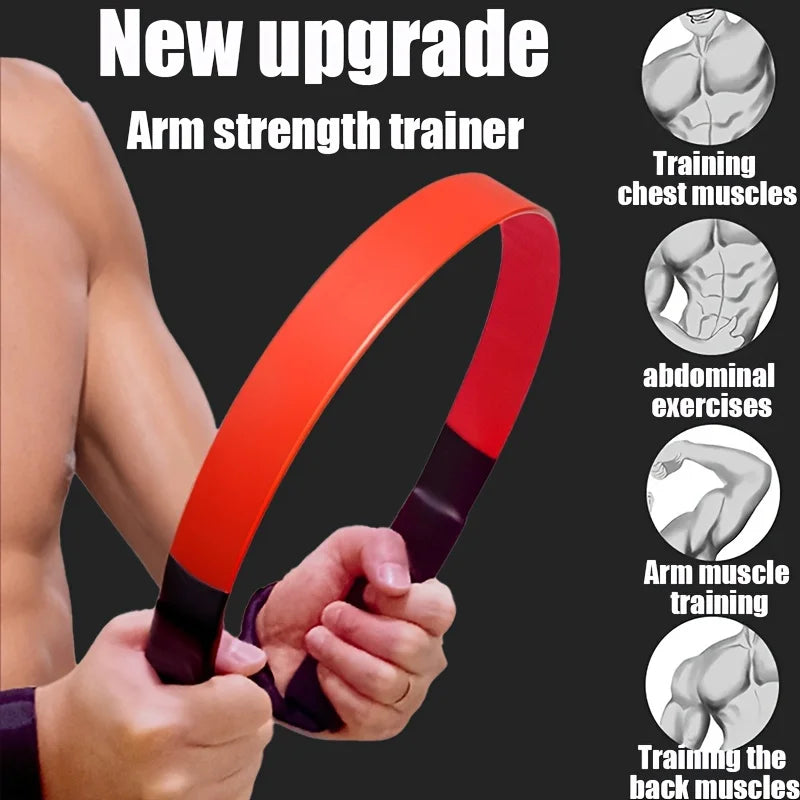 1pc Universal Arm Trainer, 44LB-220LBPE Material, Pectoral and Arm Exercise Equipment, Abs and Back Training Tool