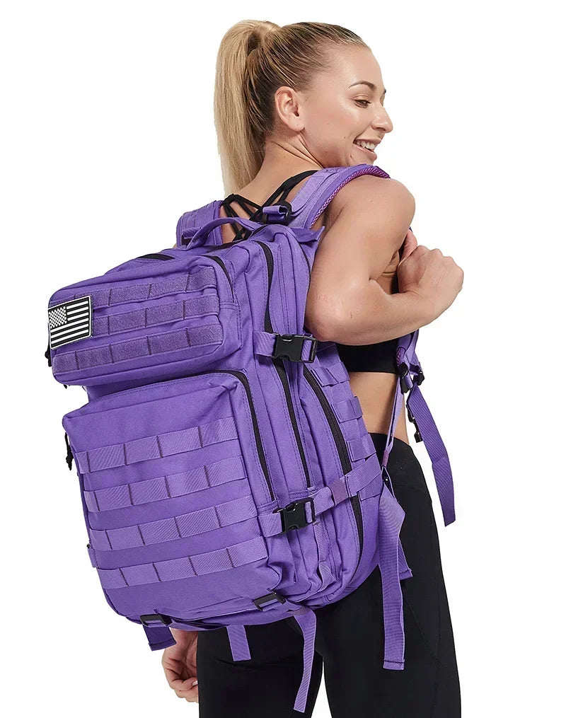 45L Tactical Backpack Large Capacity Outdoor Rucksack 3 Day Fitness Hiking Bag Hiking Camping Gear Backpacks - You Offer