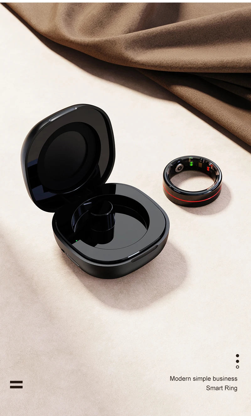 R04 Smart Ring 2025 NEW Men Women Multi Sports Modes Body Temperature HRV Health and Sleep Monitor Stainless Steel Sport Ring