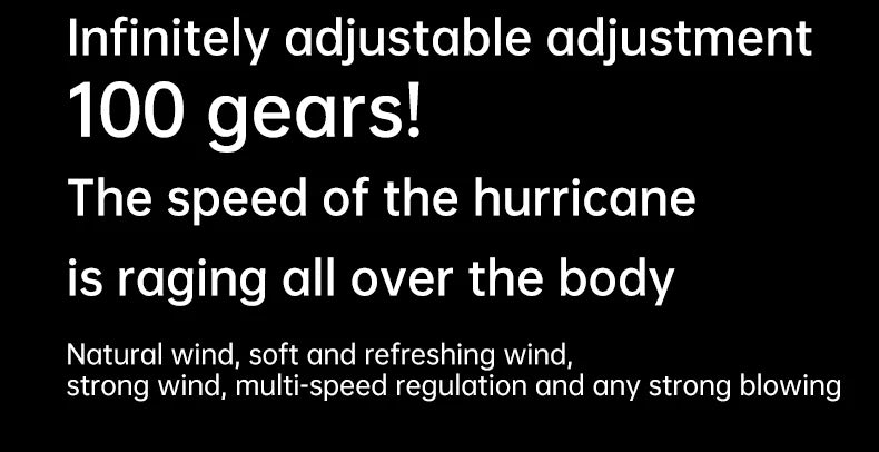 2025 13500RPM High-speed Waist Hanging Electric Fan Portable 6000mAh Power Bank Clip Waist Outdoor Construction Site Small Fan