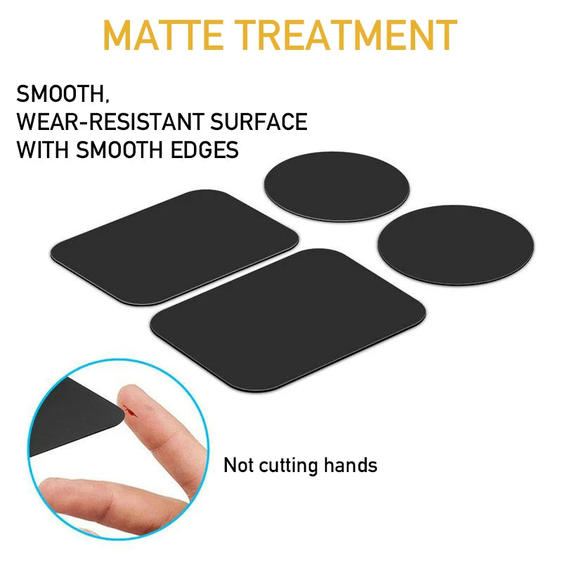 Magnetic Metal Plate For Car Phone Holder Universal Iron Sheet Disk Sticker Mount Mobile Phone Magnet Stand For IPhone Huawei