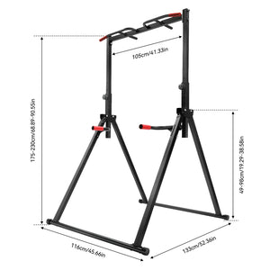 Triangular Pull Up Station Pull Up Bar for Home Gym Strength Training Equipment  Adjustable Height Home Pull Up Bar