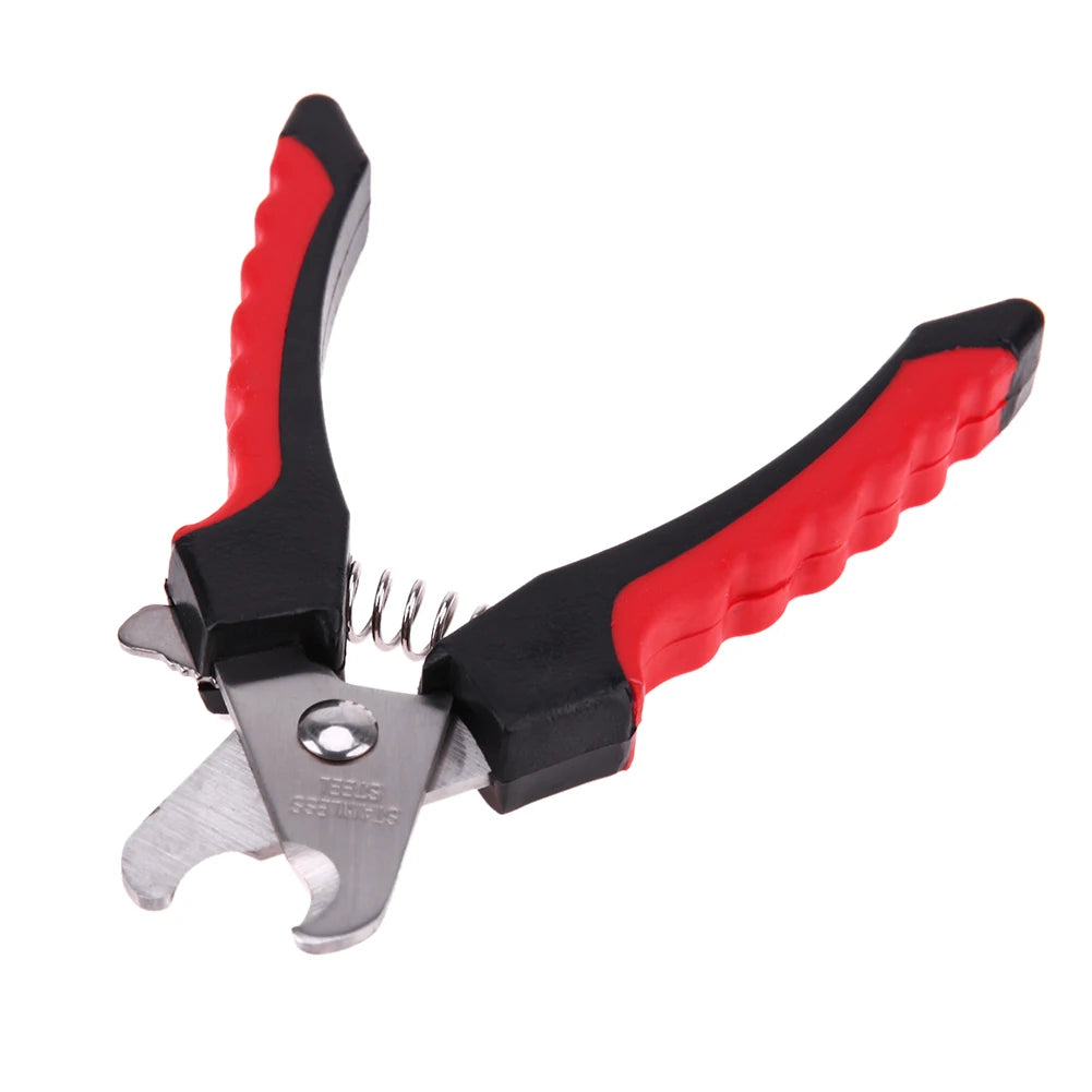 Stainless Steel Grooming Scissors with Sickle Teddy Cat Nail Clippers Multifunctional Practical Portable Eco-friendly Pet Tools