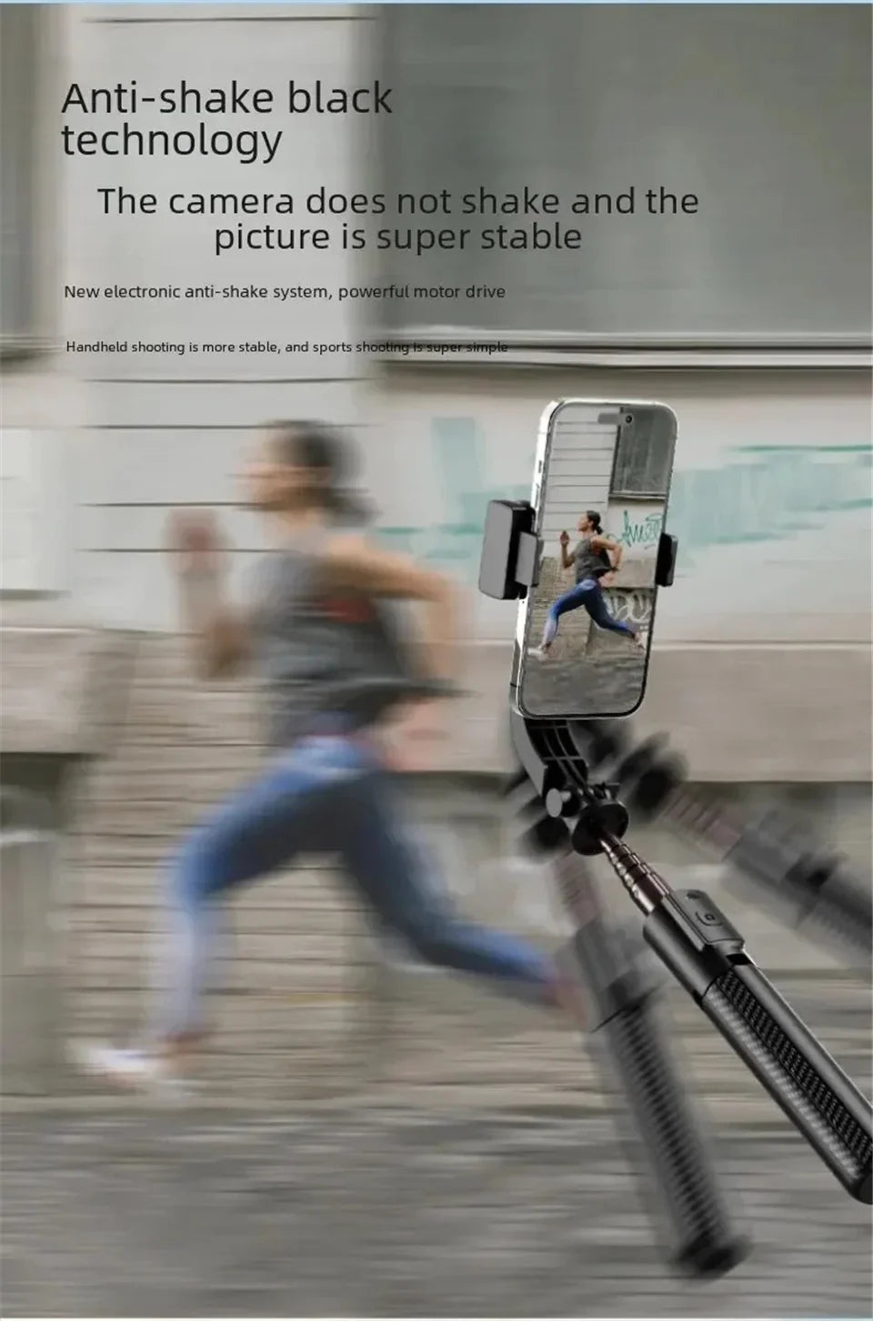 Roreta Telescopic Selfie Stick Tripod Monopod Stand Mobile Phone Support Wireless Gimbal Stabilizer For iOS Android Holder