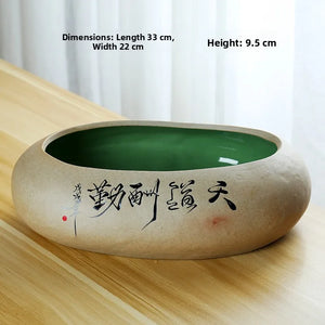 Large Size Cerc Tea Waing Basin Simulated Home Living Room Tea Cup Basin Tea House Coarse Cercs Tea Ceremony Accor...