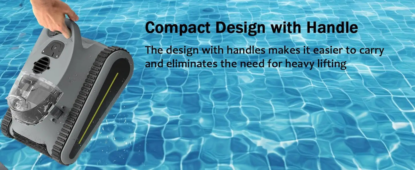 (2025 New) Seauto Crab Pro Cordless Robotic Cleaner, for Inground Pools up to 2000 Sq.ft, all and Waterline Cleaning Vacuum - You Offer