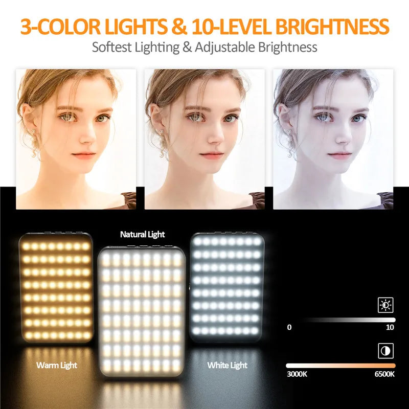 Magnetic Mini LED Ring Light Selfie Light For iPhone 17 16 15 Pro/15 Pro Max/14 Pro/14 Pro Max/13 Pro/Pro Max Streaming
