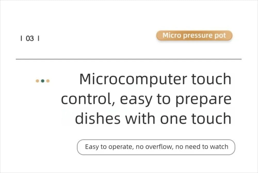 Easy 20cm Micro Pressure Cooker Non Stick Quick Heating Rice Cooker Anti-overflow 2 L Pressure Cooking Pot Student Dormitory - You Offer