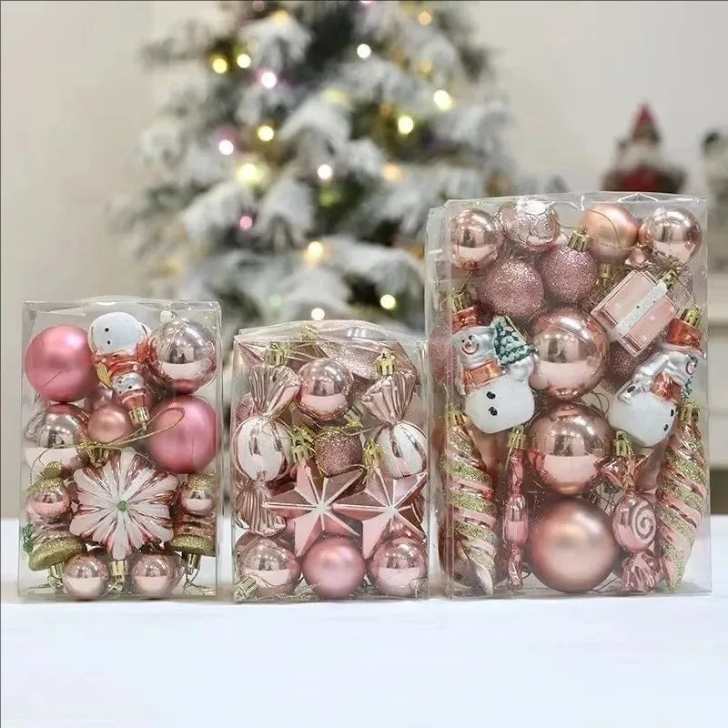 20/29pcs Christmas Ball Decoration Hanging Christmas Tree Pendant Ornaments For Home Room Decor New Year 2026 Gifts Accessories