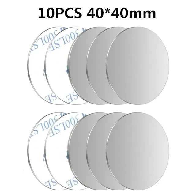 Magnetic Metal Plate For Car Phone Holder Universal Iron Sheet Disk Sticker Mount Mobile Phone Magnet Stand For IPhone Huawei