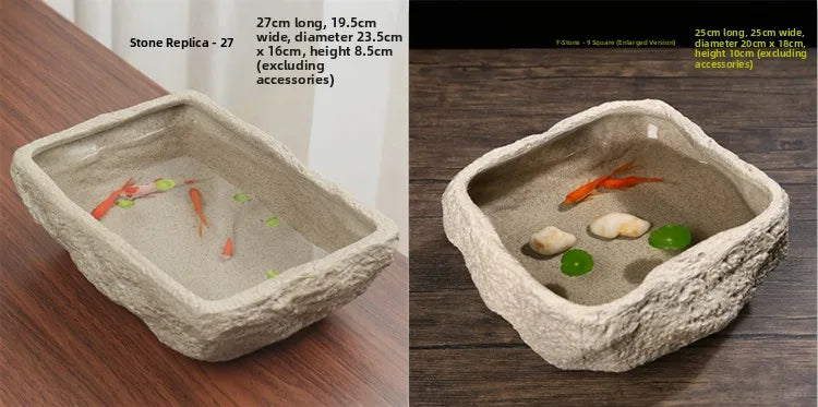 Large Size Cerc Tea Waing Basin Simulated Home Living Room Tea Cup Basin Tea House Coarse Cercs Tea Ceremony Accor...