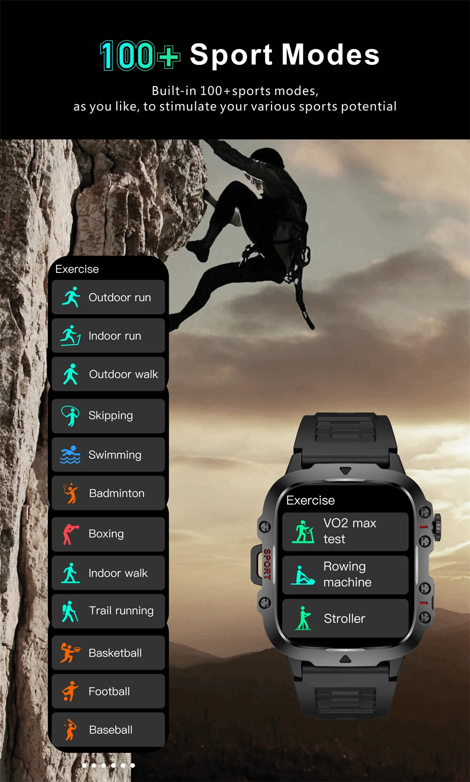 2025 For Xiaomi New Rugged Military GPS Smart Watch Men Bluetooth Call Health Monitoring AI Voice Sports Waterproof Smartwatches