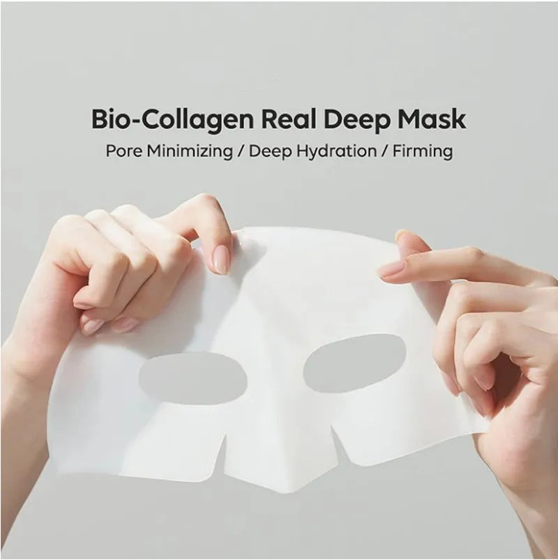 ZS Korean Glass Skin Collagen Mask Bio-Collagen Deep Hydrating Overnight Mask for Pore Minimizing Elasticity Improvement