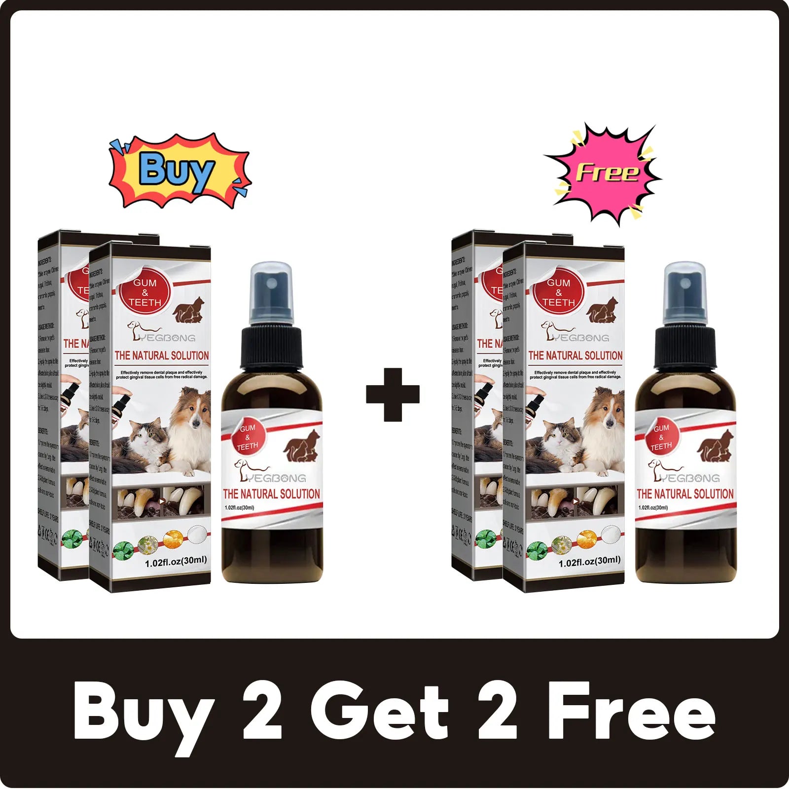 Pet Oral Care Spray Teeth Cleanse Tartar Removal Dental Care Deodorization Remove Bad Breath Freshener Dog Mouth Cleaning Liquid