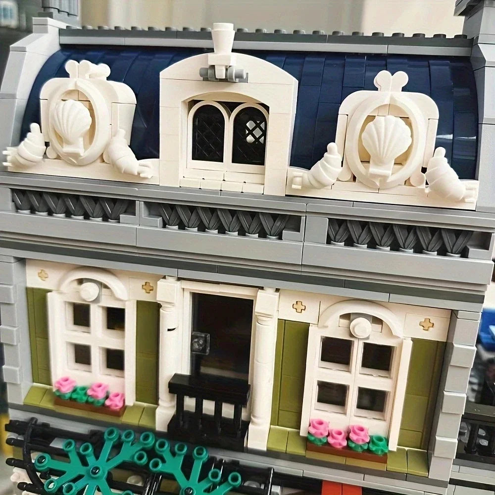 Creative Expert BrickBank Street View Building Blocks Assembly Model Sets Educational Toys Decor Gift For Kids Adults 10251