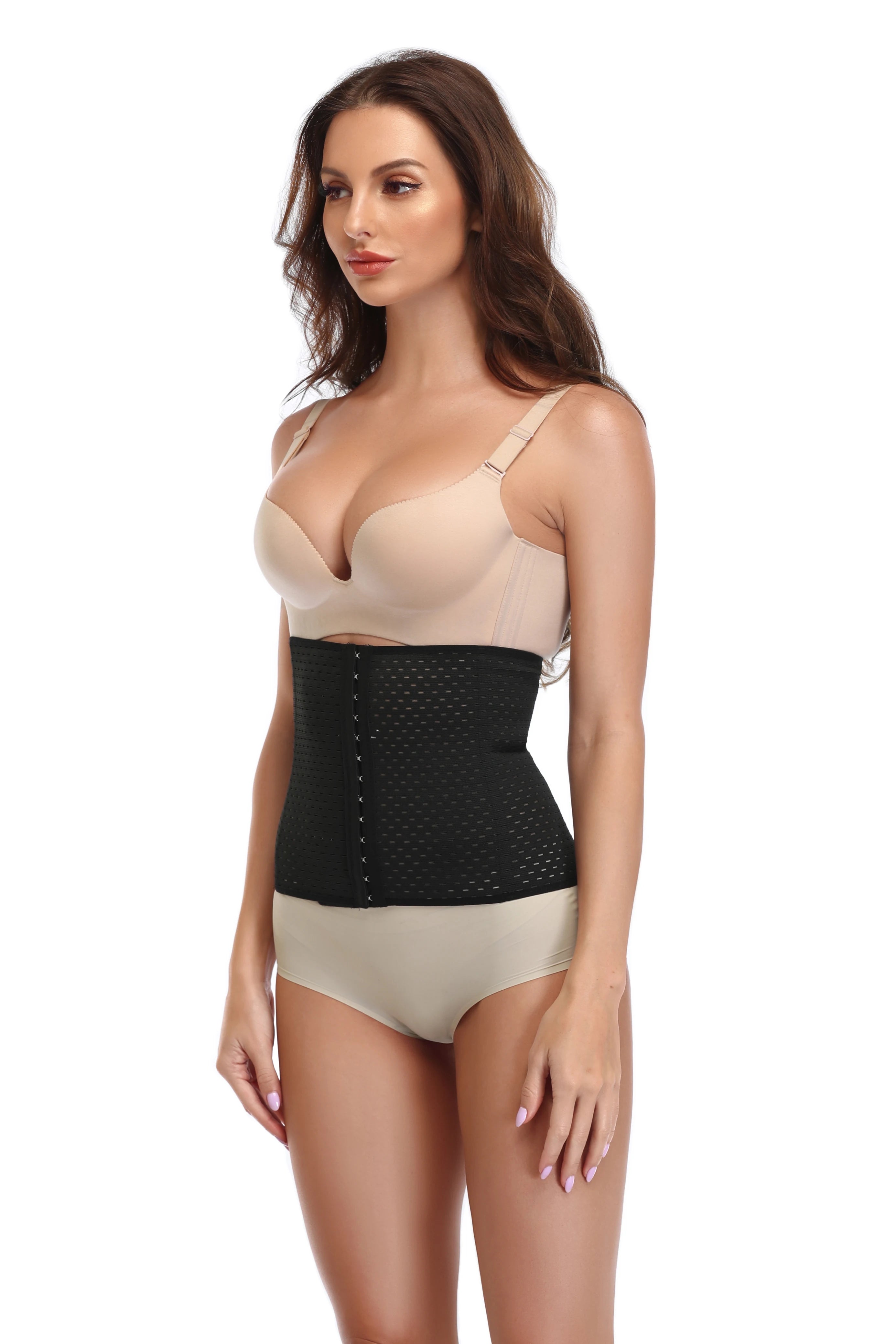 Lilvigor Slimming Waist Trainer Belt Shapewear Women Belly Cincher Body Shaper Fat Compression Strap Girdles Firm Hook Corset - You Offer