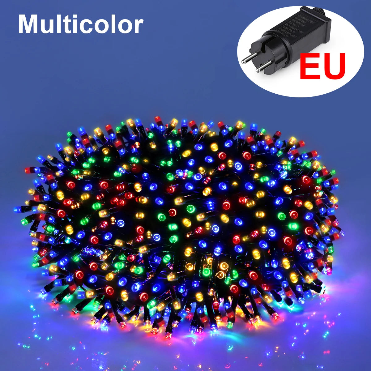 110V 220V LED Christmas Lights Fairy Garland String Light 10M- 100M EU / US Plug For Outdoor Garden Holiday New Year Party Decor