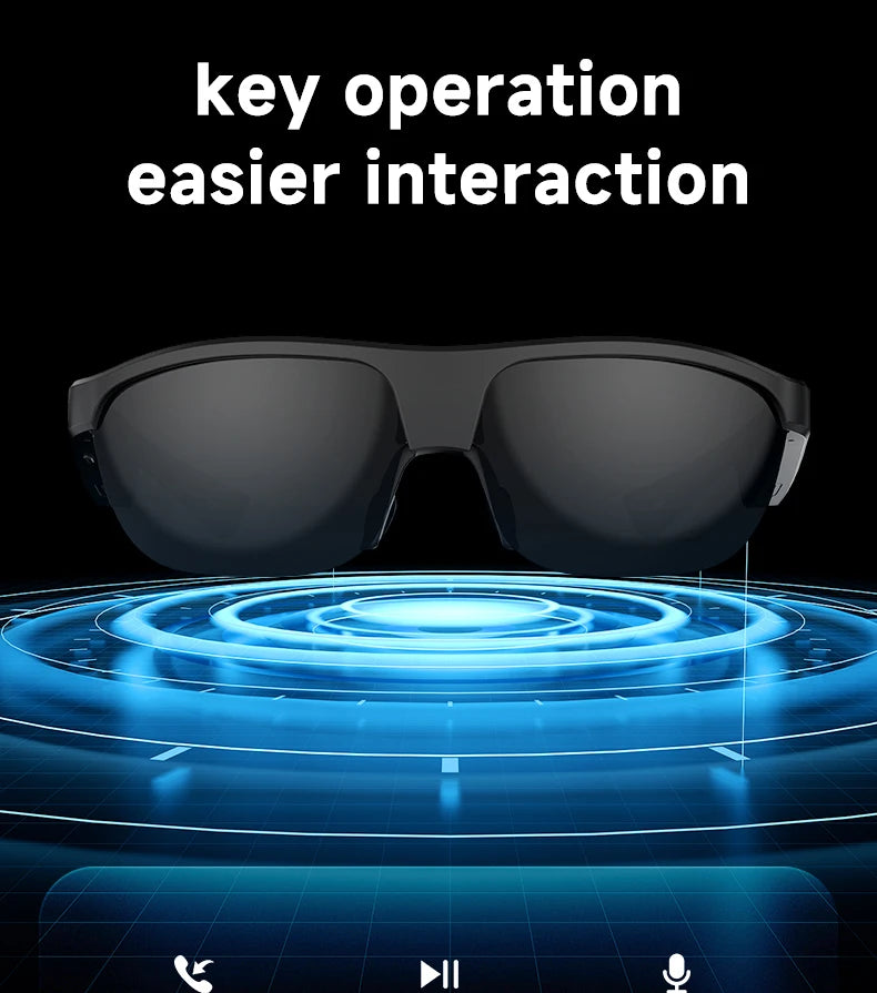 2025 New fashion smart glasses can be superimposed myopia glasses Bluetooth call music play Click to take photos for Android iOS