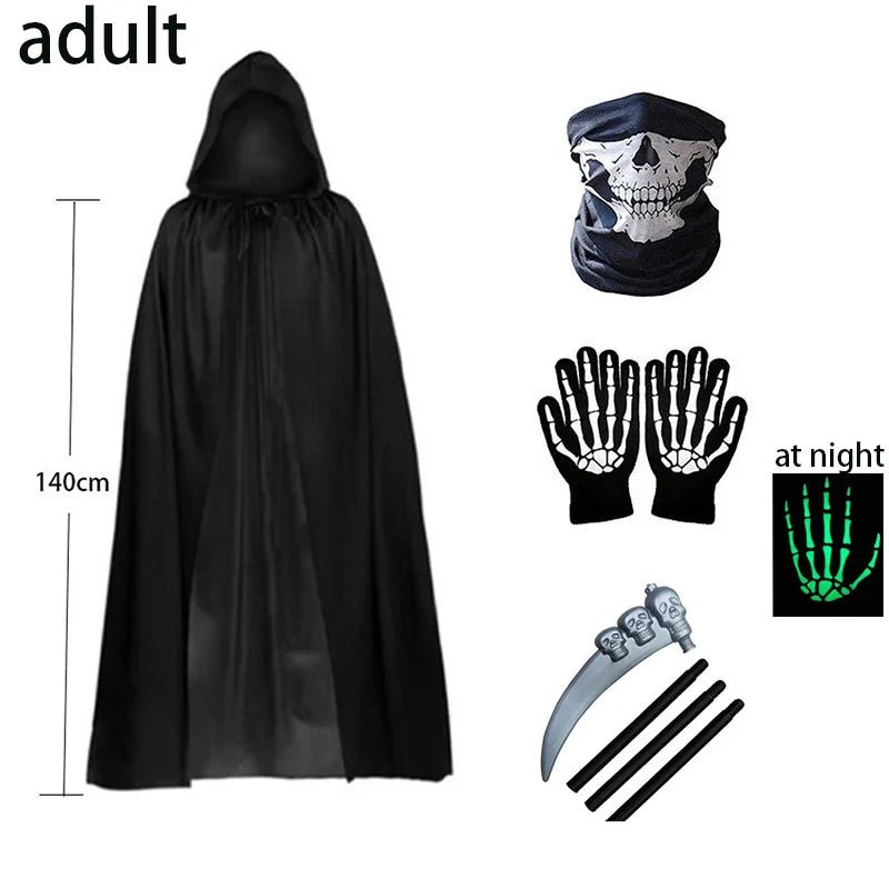 Black Witch Hat Halloween Folds Wizard Party Cosplay Costume Headgear Devil Cap Props Decoration Supplies for Adult Women Men