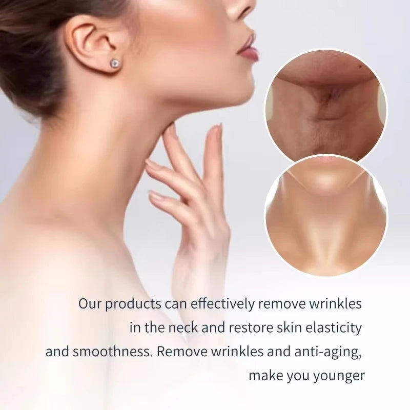 Instant Neck Cream Remove Wrinkle Anti-Aging Firming Whitening Moisturizing Nourishing Smooth Tighten Skin Care Beauty Health