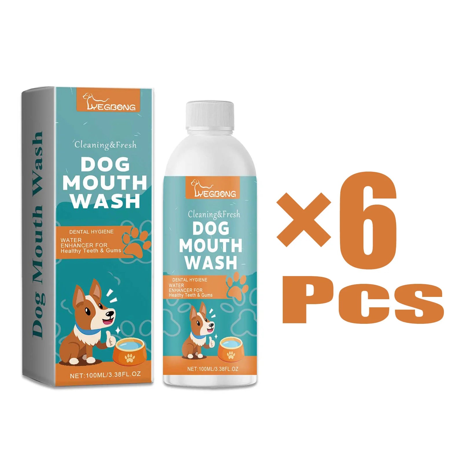 100ml Dog Mouth Wash Tooth Stains Cleaning Liquid Tartar Control Soothes Gums Bad Breath Freshing Deodorant Pet Oral Supplies