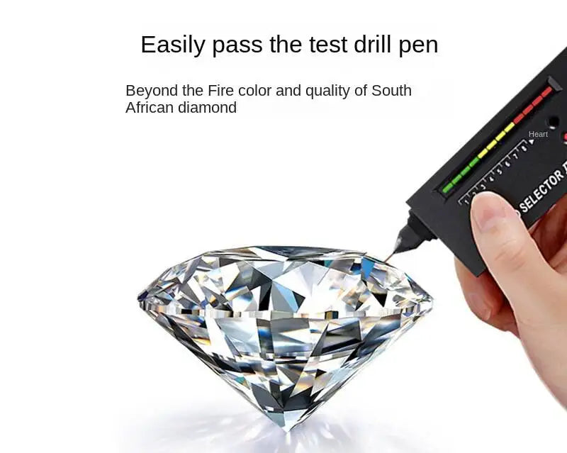 Moissanite Dia 6.5mm 0.5-5CT Woman Pendant Sier Necklace For Women Chains Party Bridal Fine Jewelry 925sterling Silver Necklace - You Offer