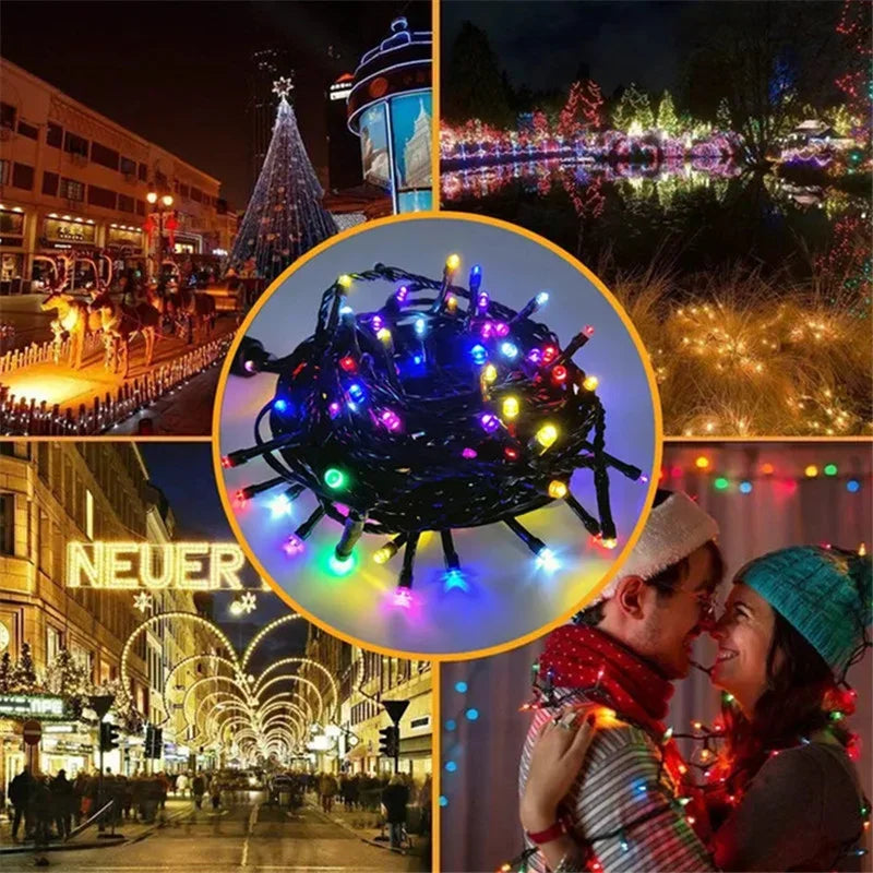50M 30M 24V LED Christmas Lights Fairy Garland String Light Waterproof For Outdoor Garden Home Holiday New Year Party Decor