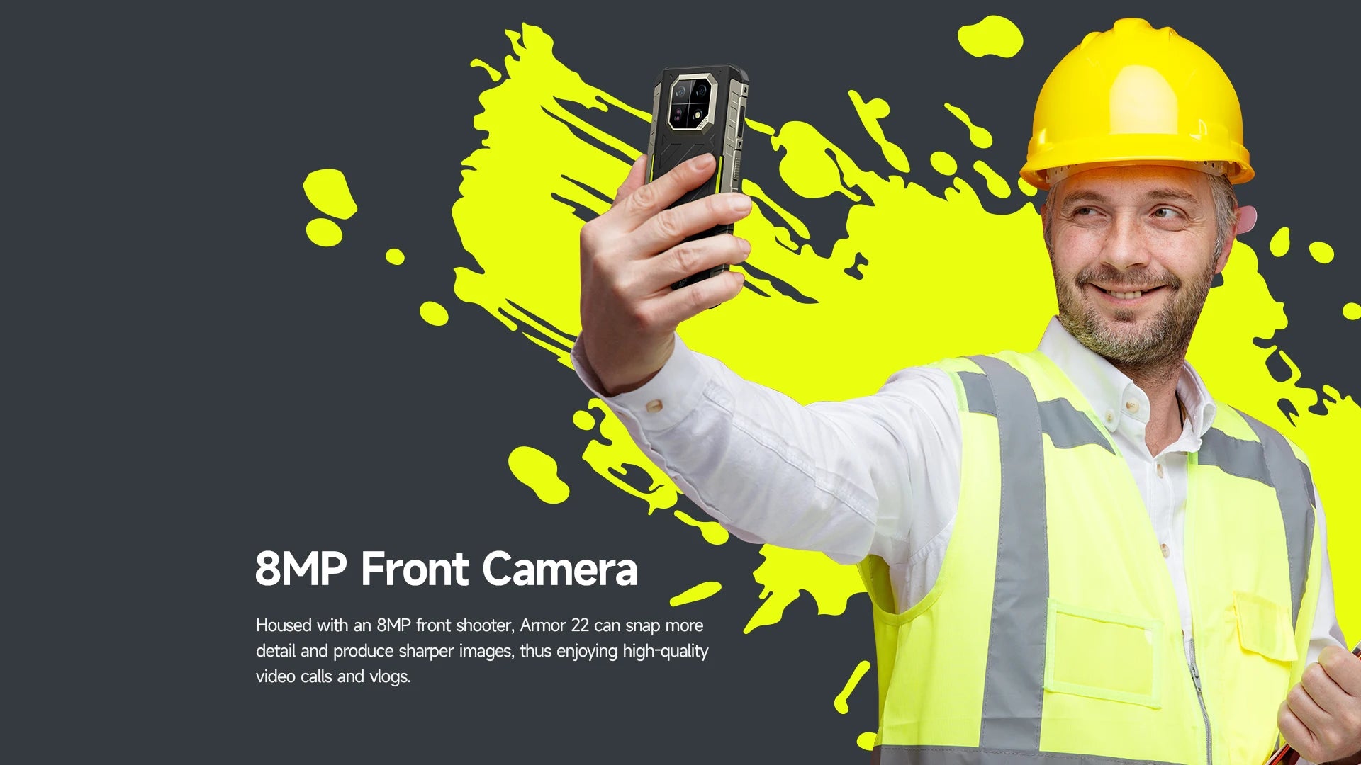 Ulefone Armor 22 Android 14,16GB (8+8GB RAM ),128GB/256GB ROM, 6.58" 120Hz ,6600mAh 33W,NFC,64MP Night Camera, Global Version