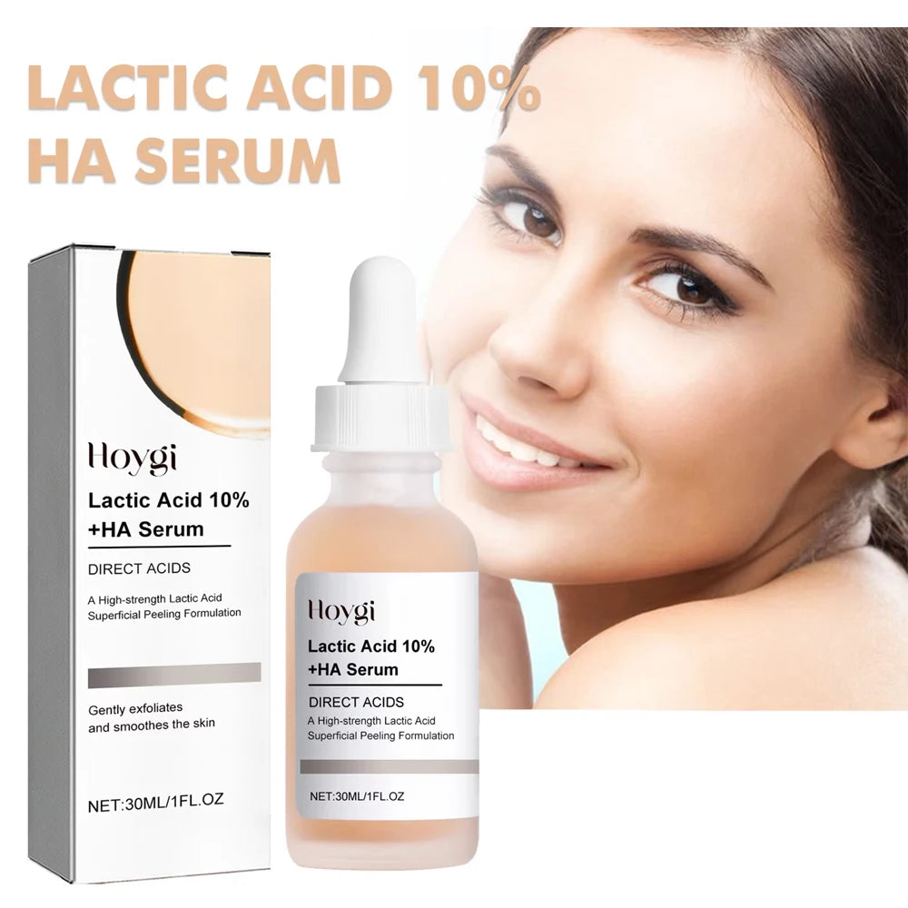 Lactic Acid Shrink Pores Serum Fast Large Pores Removal Firming Skin Essence Firming Smoothing Nourishing Repair Face Skin Care