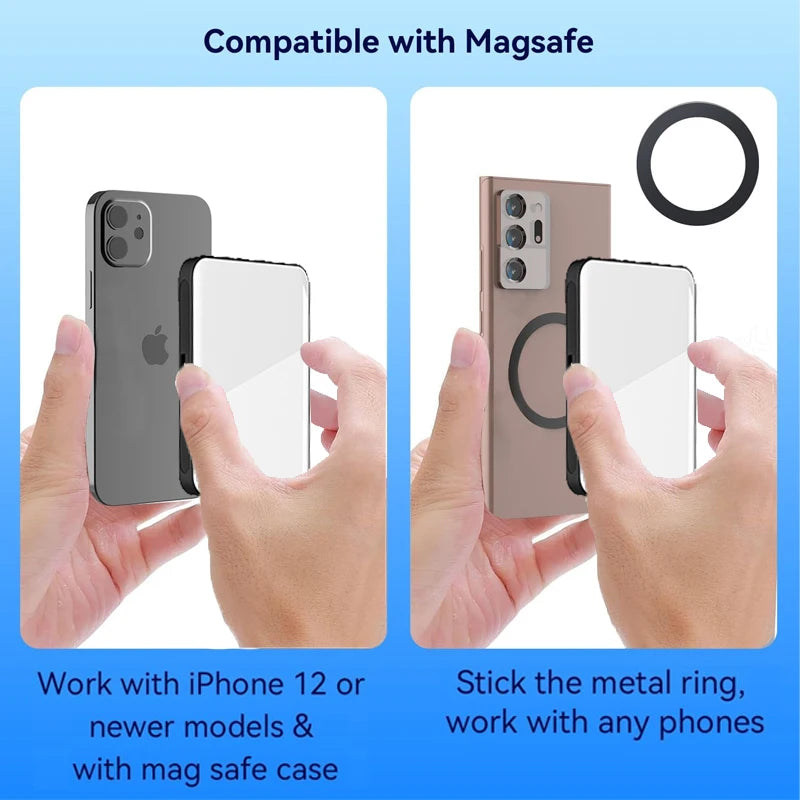 Magnetic Mini LED Ring Light Selfie Light For iPhone 17 16 15 Pro/15 Pro Max/14 Pro/14 Pro Max/13 Pro/Pro Max Streaming