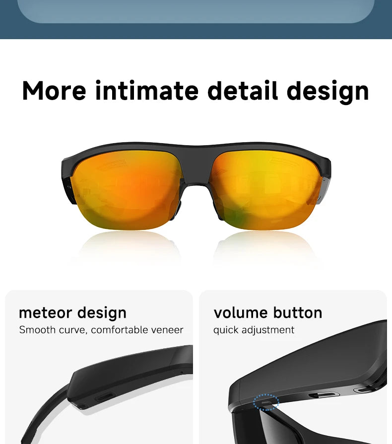 2025 New fashion smart glasses can be superimposed myopia glasses Bluetooth call music play Click to take photos for Android iOS