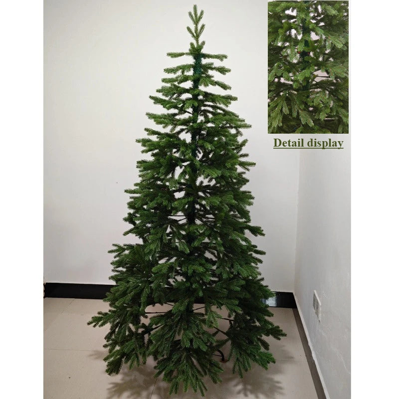 Artificial Christmas Tree 100% PE Encryption Material Luxury Large Christmas Tree 1.2m-3m Family Atmosphere Christmas Decoration