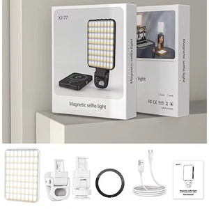 Magnetic Mini LED Ring Light Selfie Light For iPhone 17 16 15 Pro/15 Pro Max/14 Pro/14 Pro Max/13 Pro/Pro Max Streaming