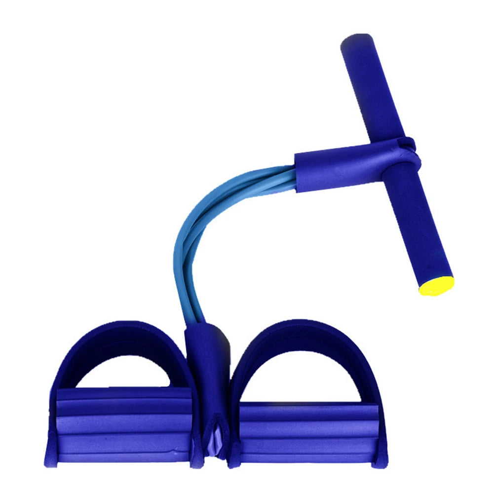 Pedal Pulling Resistance Band Sit-up Assistant with Slimming Belly Female Fitness Yoga Equipment Household Fitness Pulling Rope - You Offer