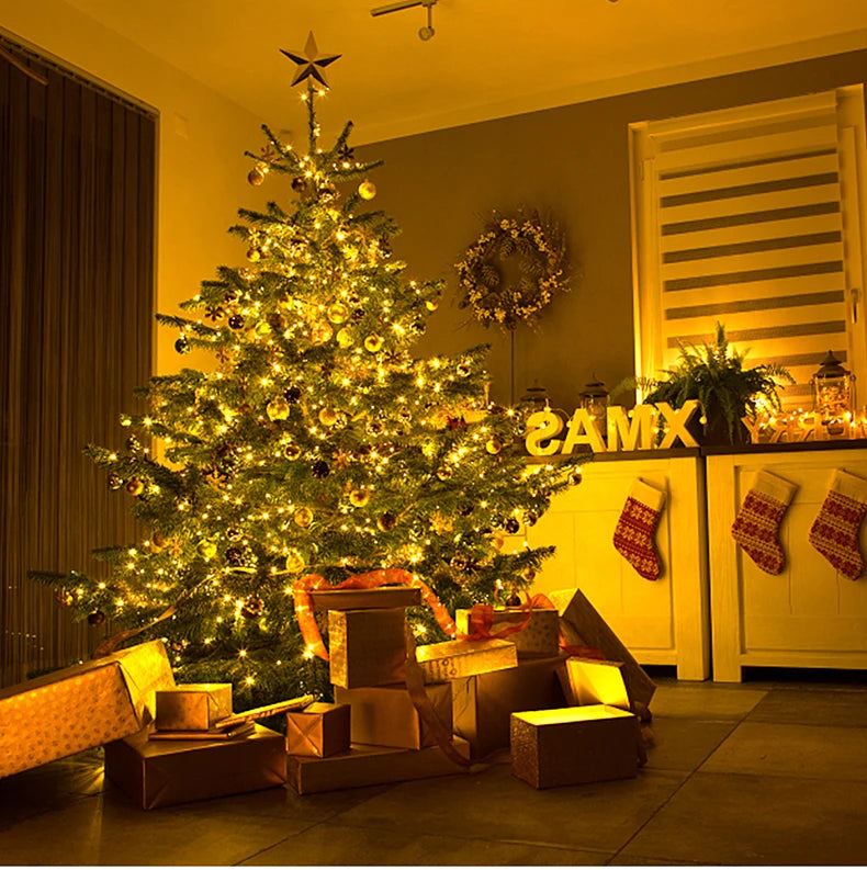 10m-100m AC 110V 130V 220V 230V LED String Fairy Lights Party Christmas Tree Lights Wedding Decoration Outdoor Garland Lamp