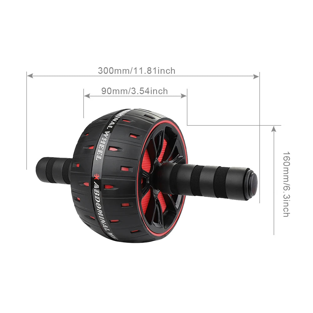 AB Slide ABS Exercise Big Abdominal Wheel Roller Home Non-Slip Training Equipment No Noise Gym Strength Workouts ABS Roller - You Offer