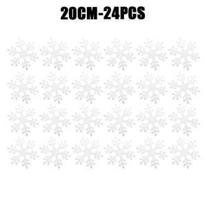 Christmas Decoration Foam Snowflake Christmas Tree Hanging Garland Hanging Decoration Gift 2024 New Christmas Supplies