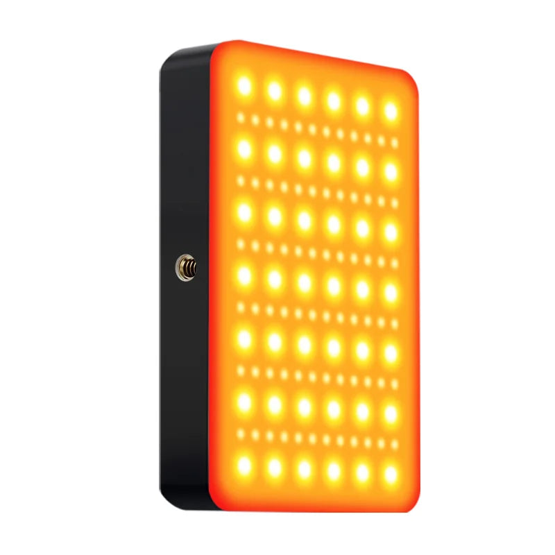 Mini RGB Video Light Portable Photography On-Camera 6500K Mobile Phone Selfie Livestreaming Fill Lamp Camcorder Gopro Vlog Lamp