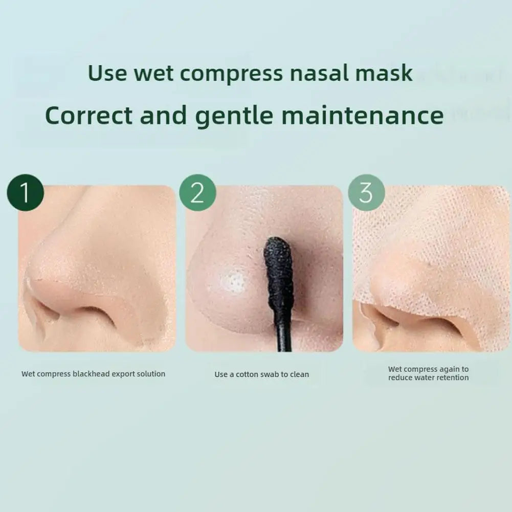 New 100pcs Disposable Nose Mask Paper Moisturizing Paper Mask Strips Cosmetic Paper Remove Cotton Care Skin Blackhead E5B4