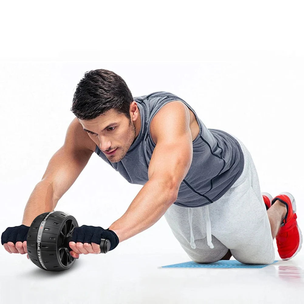 AB Slide ABS Exercise Big Abdominal Wheel Roller Home Non-Slip Training Equipment No Noise Gym Strength Workouts ABS Roller - You Offer
