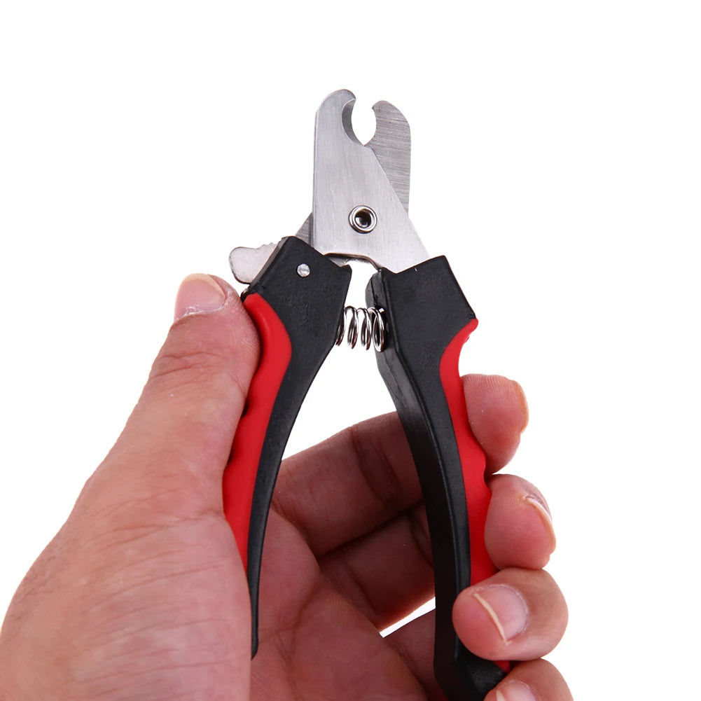 Stainless Steel Grooming Scissors with Sickle Teddy Cat Nail Clippers Multifunctional Practical Portable Eco-friendly Pet Tools