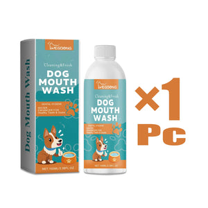 100ml Dog Mouth Wash Tooth Stains Cleaning Liquid Tartar Control Soothes Gums Bad Breath Freshing Deodorant Pet Oral Supplies