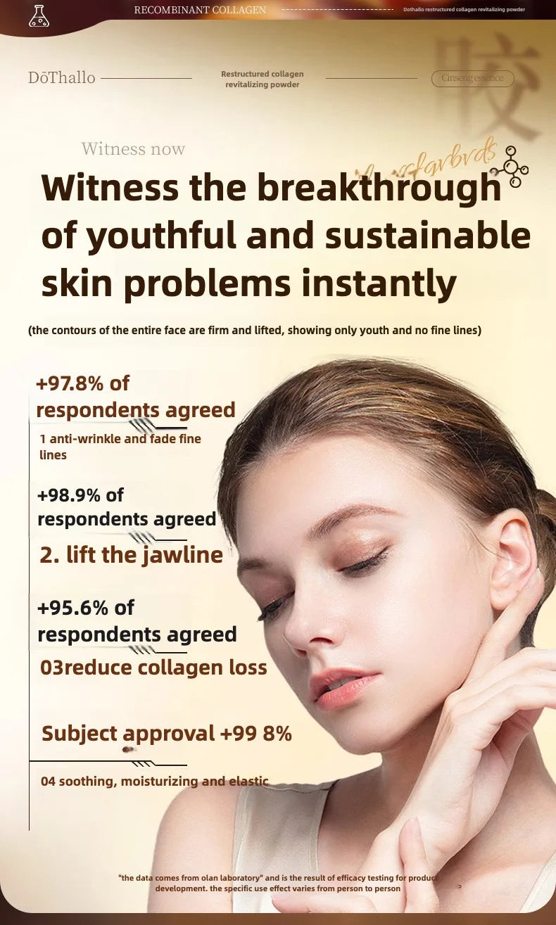 Recombinant Collagen Anti-wrinkle Essence Repair Firm Smooth Hyaluronic Acid Anti Wrinkle Aging Whitening Dark Spot Skin Care