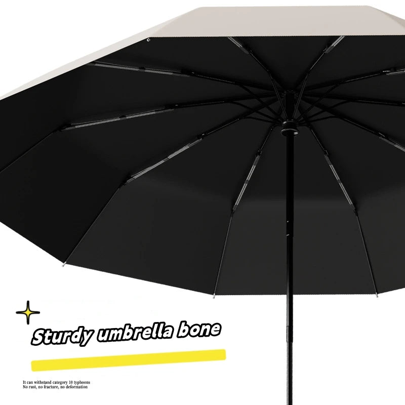 Xiaomi Strong Windproof Automatic Umbrella 72 Bones Sunshade Uv Protection Folding Umbrella Buckle Rain Large Parasol For Women