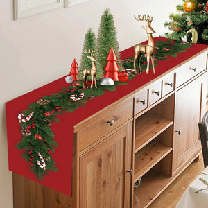 Christmas Decorations For Home Christmas Table Runner 2025 Christmas Table Flag Cover Navidad Noel Gift New Year Tablecloth