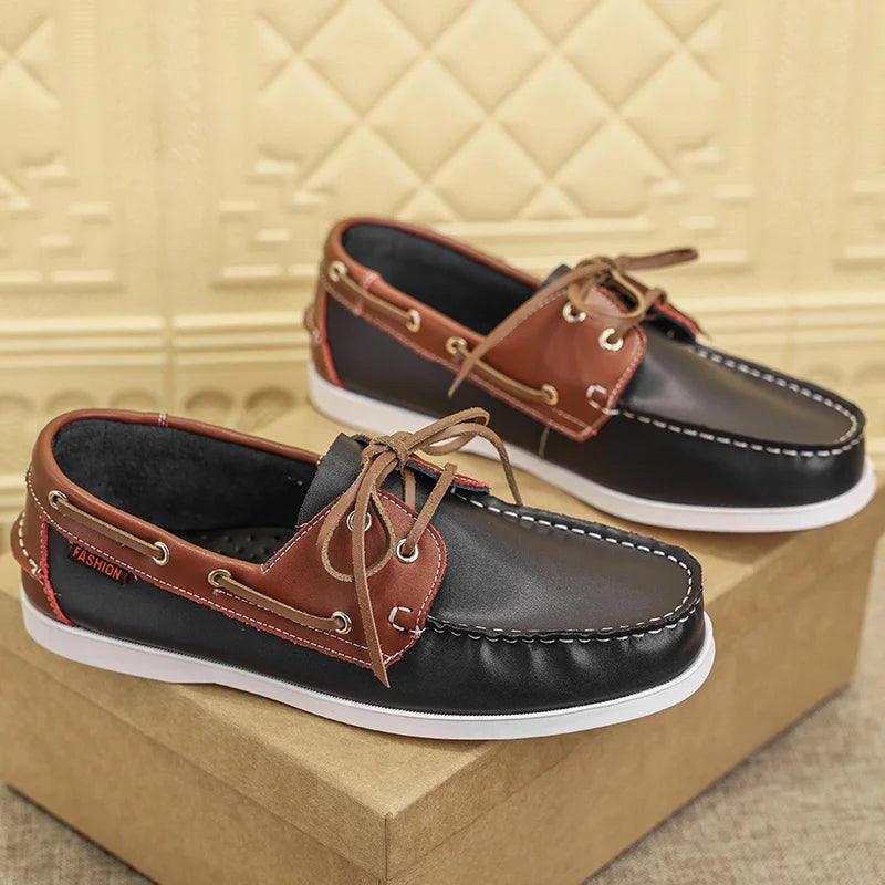 Men Loafer Shoes High Quality Handmade Wear-Resistant Genuine Leather Casual Shoes Business Luxury Dress Designer Shoes Driving
