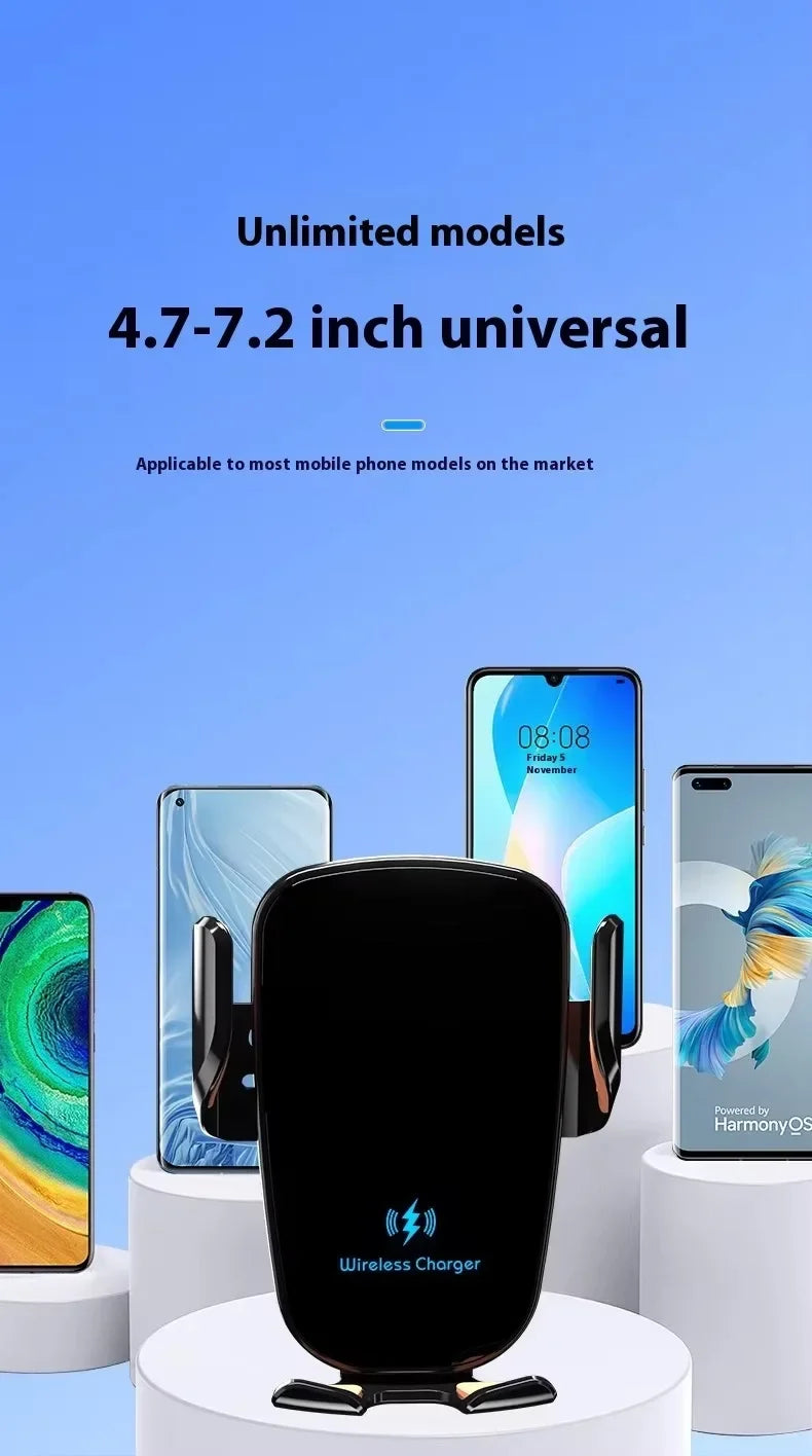 UYUXIO  Wireless Car Charger Air Vent Fast Charging Phone Holder in Car for iPhone 16 Pro Max 15 14 12 13 Samsung Android Phones