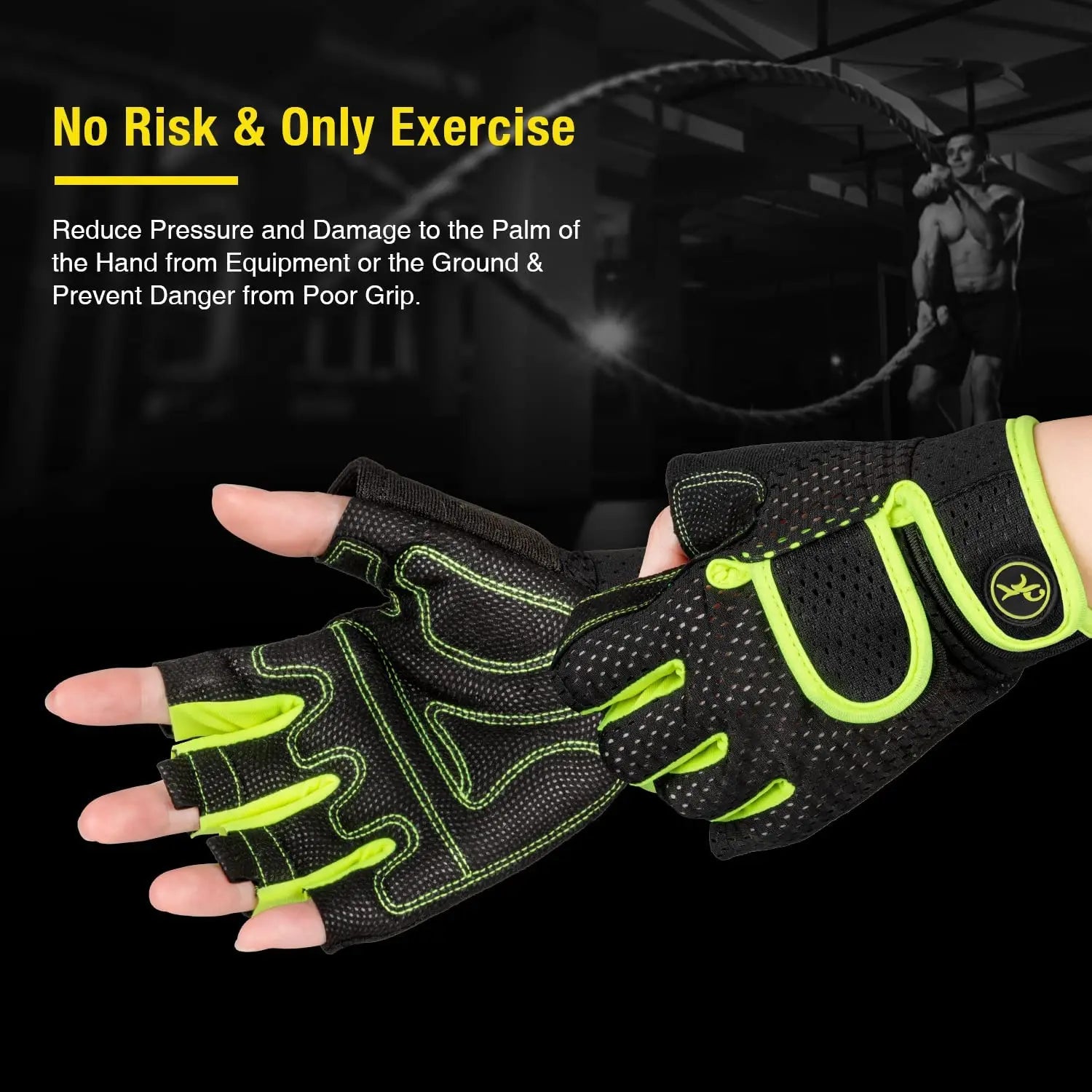New Mountain Road Bike Riding Gloves Outdoor Sailing Paddle Board Sports Gloves Short Finger Breathable Fitness Gloves