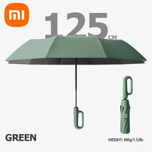 Xiaomi Strong Windproof Automatic Umbrella 72 Bones Sunshade Uv Protection Folding Umbrella Buckle Rain Large Parasol For Women